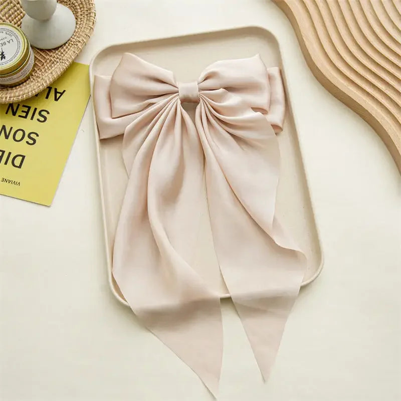 STNCY Julia Long Ribbon Bows Spring