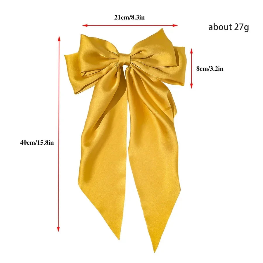 STNCY Julia Long Ribbon Bows Spring