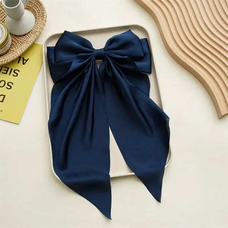 STNCY Julia Long Ribbon Bows Spring