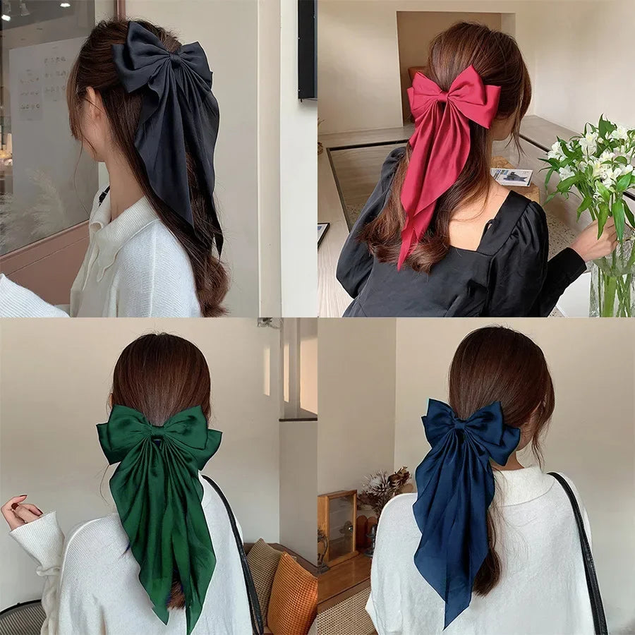 STNCY Julia Long Ribbon Bows Spring