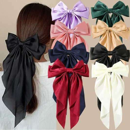 STNCY Julia Long Ribbon Bows Spring